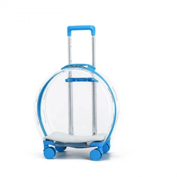 Tam Şeffaf Fonksiyonlu Tekerlekli Evcil Hayvan Taşıma Çantası