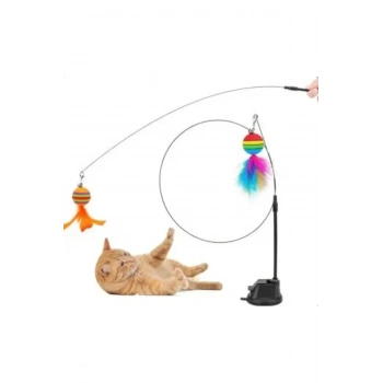 Tüylü Toplu Vantuzlu Kedi Oltası