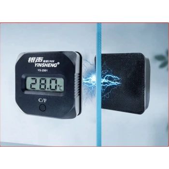 Yınsheng Digital Termometre Özellikli Manyetik Cam Temizleyici