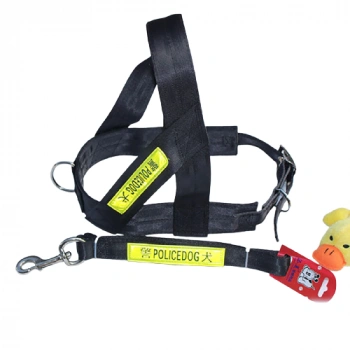Police Dog Harness Göğüs + Gezdirme Tasma Medium