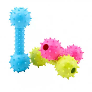 Diş Kaşıyıcı Dikenli Dumbell Köpek Oyuncağı 5x14 cm