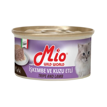Mio İşkembe ve Kuzu Etli Pate Kedi Konservesi 85 Gr
