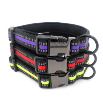 Reflektörlü Küçük Irk Boyun Tasması 2 cm Small / 27-40 cm Ayarlanabilir.