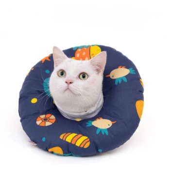 Kedi Renkli Sünger Yakalık Small 13-22 cm QY-155-S