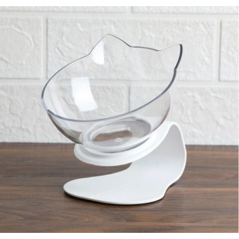 Kedi&Küçük Irk Köpek Kulaklı Mama Kasesi 13x13.5x15 cm