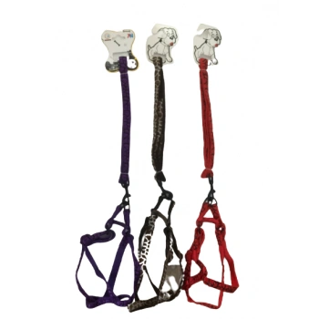 Köpek Renkli Göğüs Tasma Takım 1.5 cm / 26-40 cm