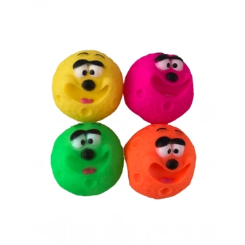Köpek Yüzü Şekilli Öten Köpek Oyuncağı 6.5 cm