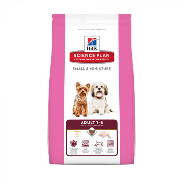 Hills Adult Small & Miniature Tavuklu-Hindili Yetişkin Köpek Maması 1.5 kg