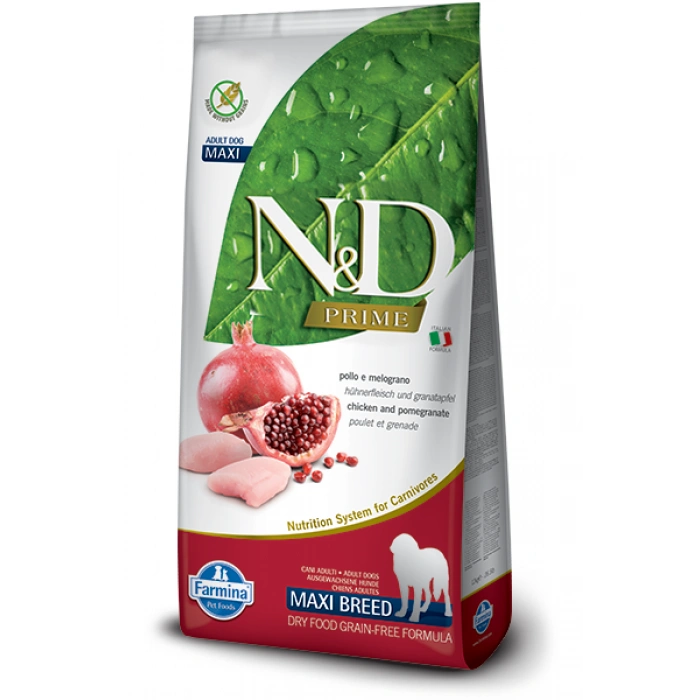 N&D Tahılsız Tavuklu&Narlı Büyük Irk Yavru Köpek Maması 2.5 Kg