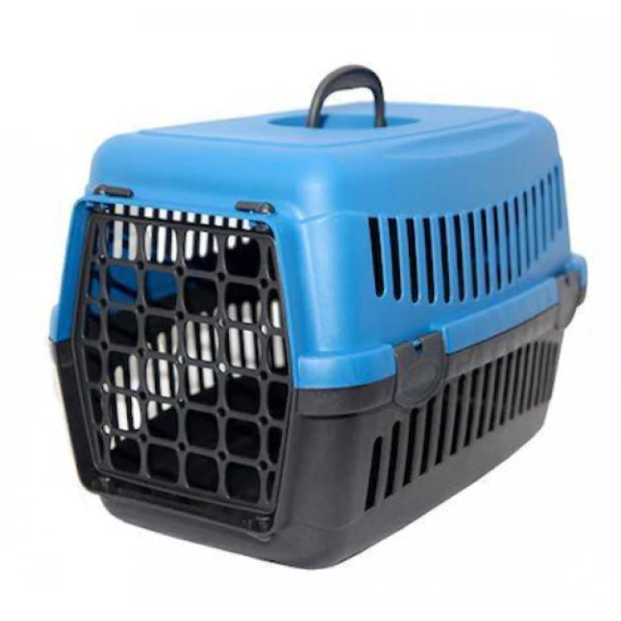 Plastik Kapılı Kedi Köpek Taşıma Kafesi