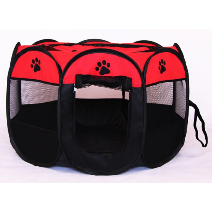 Katlanabilir Kedi Köpek Oyun Çadırı Large 110x110x60 cm