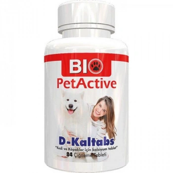 Pet Active D-Kaltabs Kedi Köpek Kalsiyum Tableti 84 Tablet