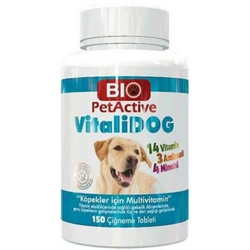 Pet Active Vitalidog Köpekler Için Multivitamin 150 Tablet