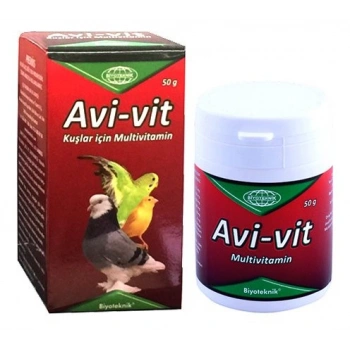 Biyoteknik Avi-Vit Kuslar İcin Multivitamin 50 gr  6 lı Paket