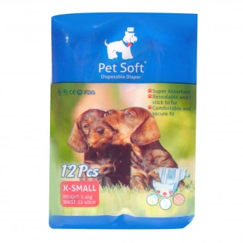 Köpek İçin Alt Tuvalet Bezi XSmall 22-40cm 12 li