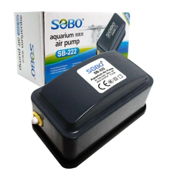 Sobo Tek Çıkışlı Akvaryum Hava Motoru 3W 3 Lt/DK SB-222