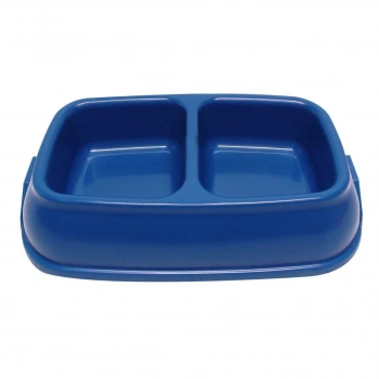 Kedi Köpek Plastik İkili Mama Kabı Küçük 0.5 LT