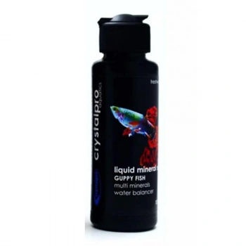 CrystalPro Guppy Minerals Lepistesler İçin Mineral Su Düzenleyici 125 ml