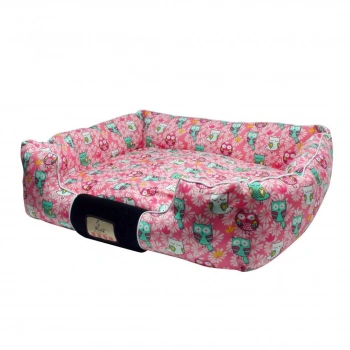 Hayvan Figürlü Kare Yumuşak Kedi Köpek Yatağı Large