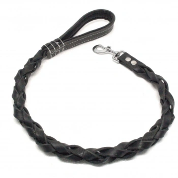 Deri Örgü Köpek Gezdirme Halatı 90 Cm.