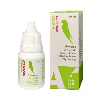 Vitamin A (Tüy Oluşum Destekleyici) A-D3-E-C 20 ml - 6lı Paket