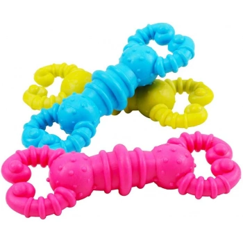 Diş Kaşıyıcı Kauçuk Yengeç Şekilli Köpek Oyuncağı 11.5 cm