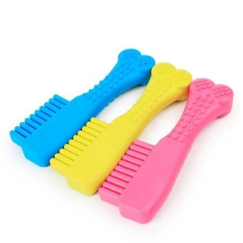 Diş Kaşıyıcı Dikenli Tarak Şekilli Köpek Oyuncağı 13.5 cm WJ-027