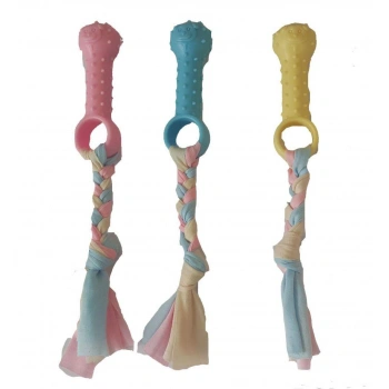 Düğümlü Diş İpli Dumbell Köpek Oyuncağı 23 cm WJ-036-6