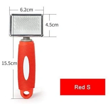 Kedi Köpek Kısa ve Uzun Tüyler İçin Kauçuk Tarak 6.2 cm Small