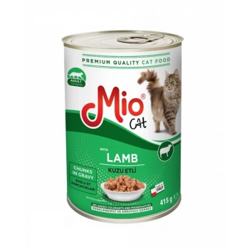 Mio Kuzu Etli Kedi Konservesi 415 Gr. - 24 Lü