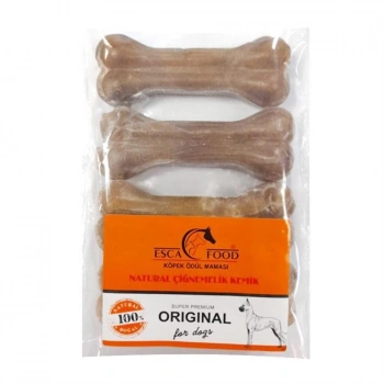 Esca Naturel Pres Kemik Köpek Ödülü 7.5 cm 25 Gr. 4lü