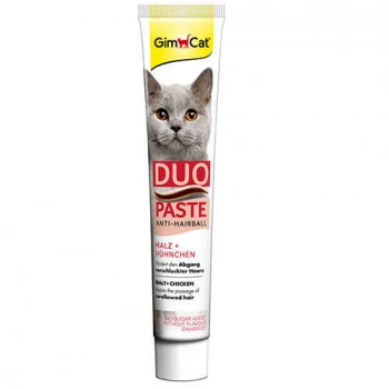 Gimcat Anti - Hairball Duo Paste Tavuklu Malt Kedi Macunu 50 Gr.