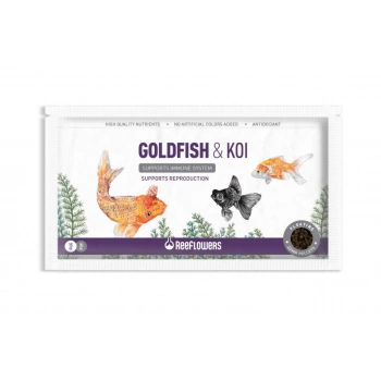 Reeflowers GoldFish&Koi Balık Yemi 15 Gr. Zarf