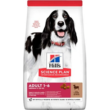 Hills Medium Adult Kuzu Etli Orta Irk Yetişkin Köpek Maması 2.5 Kg