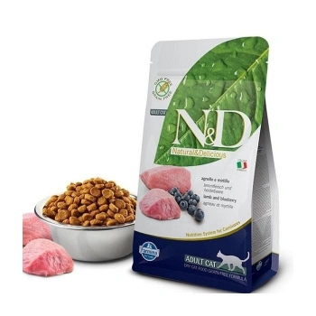 N&D Prime Tahılsız Kuzu Etli Yetişkin Kedi Maması 1.5 Kg