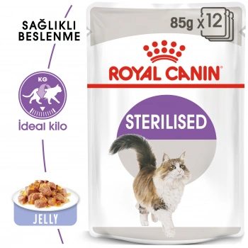 Royal Canin Jelly Sterilised Kısırlaştırılmış Yaş Kedi Maması 85 Gr.