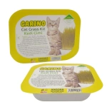 Carino Gerçek Topraklı Kedi Çimi (Fileli) 8li Paket