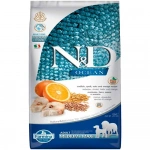N&D Ocean Düşük Tahıllı Morina Balıklı Portakallı Yetişkin Köpek Maması 2.5 Kg