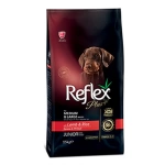 Reflex Plus Orta ve Büyük Irk Kuzu Etli Yavru Köpek Maması 15 Kg