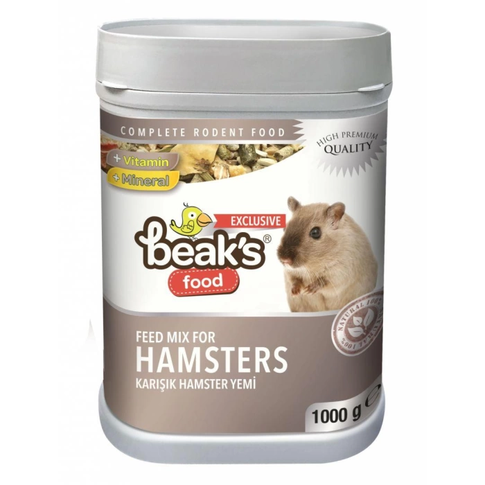 Beaks Hamster Yemi 1000 Gr - 6lı Kutu