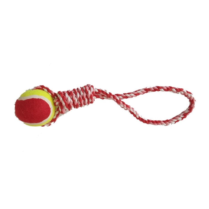 Tenis Toplu Diş İpi Köpek Oyuncağı 35 cm