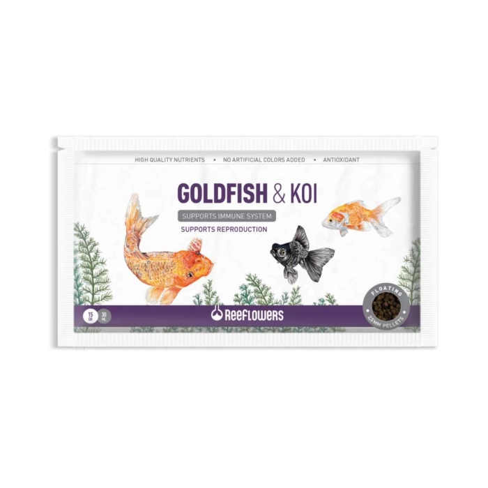 Reeflowers GoldFish&Koi Balık Yemi 15 Gr. Zarf