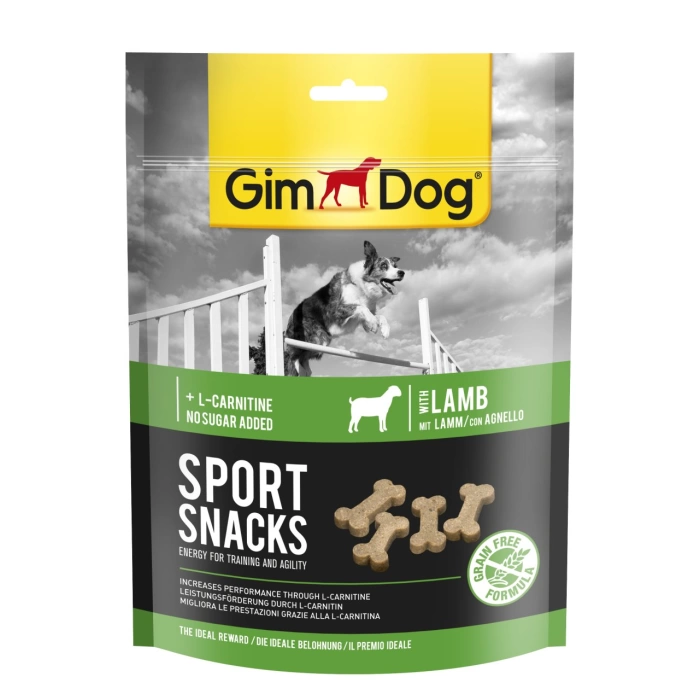 GimDog Sportsnacks Kuzu Etli L-Carnitinli Ödül Tableti 60 Gr