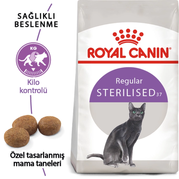 Royal Canin Sterilised 37 Kısırlaştırılmış Yetişkin Kedi Maması 4 Kg
