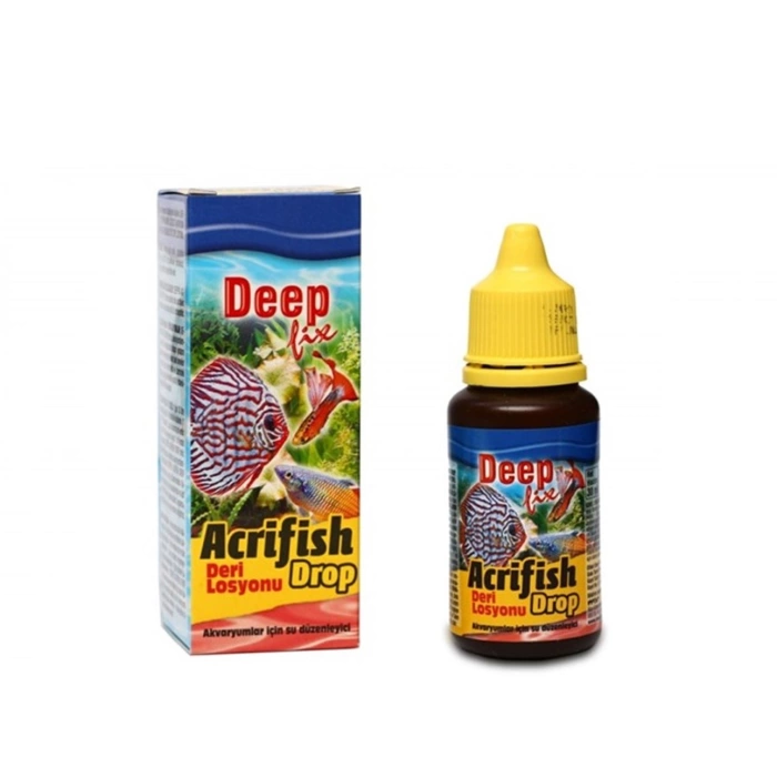 Deep Fix Acrifish Drop Akvaryum Balığı Deri Losyonu 30 ml 12li Paket
