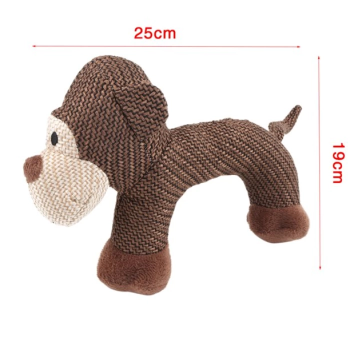 Hayvan Figürlü Peluş Köpek Oyuncağı 25 cm