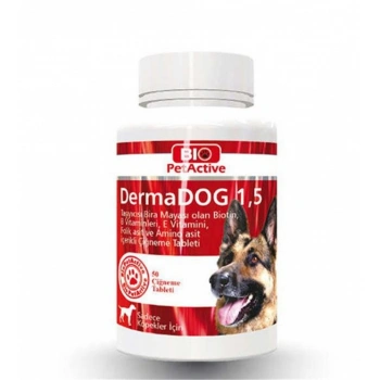 Pet Active DermaDog Köpek Sarımsaklı Maya Tableti 1.5 - 50 Tablet