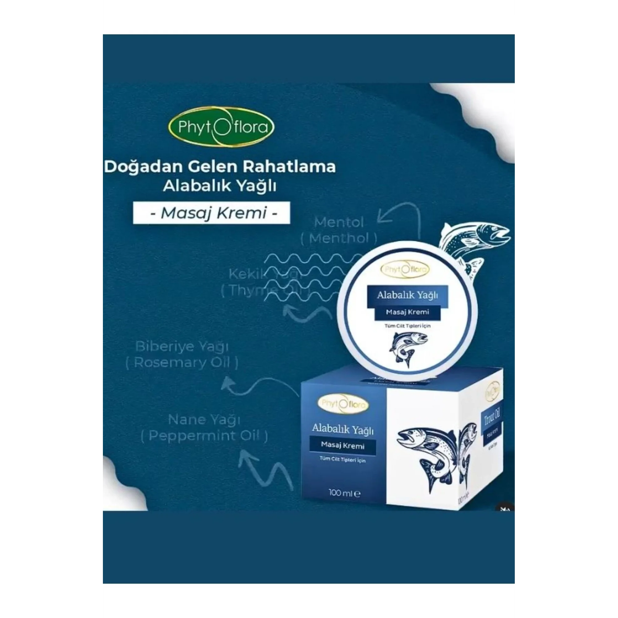 Alabalık Yağlı Masaj Kremi 100 ML