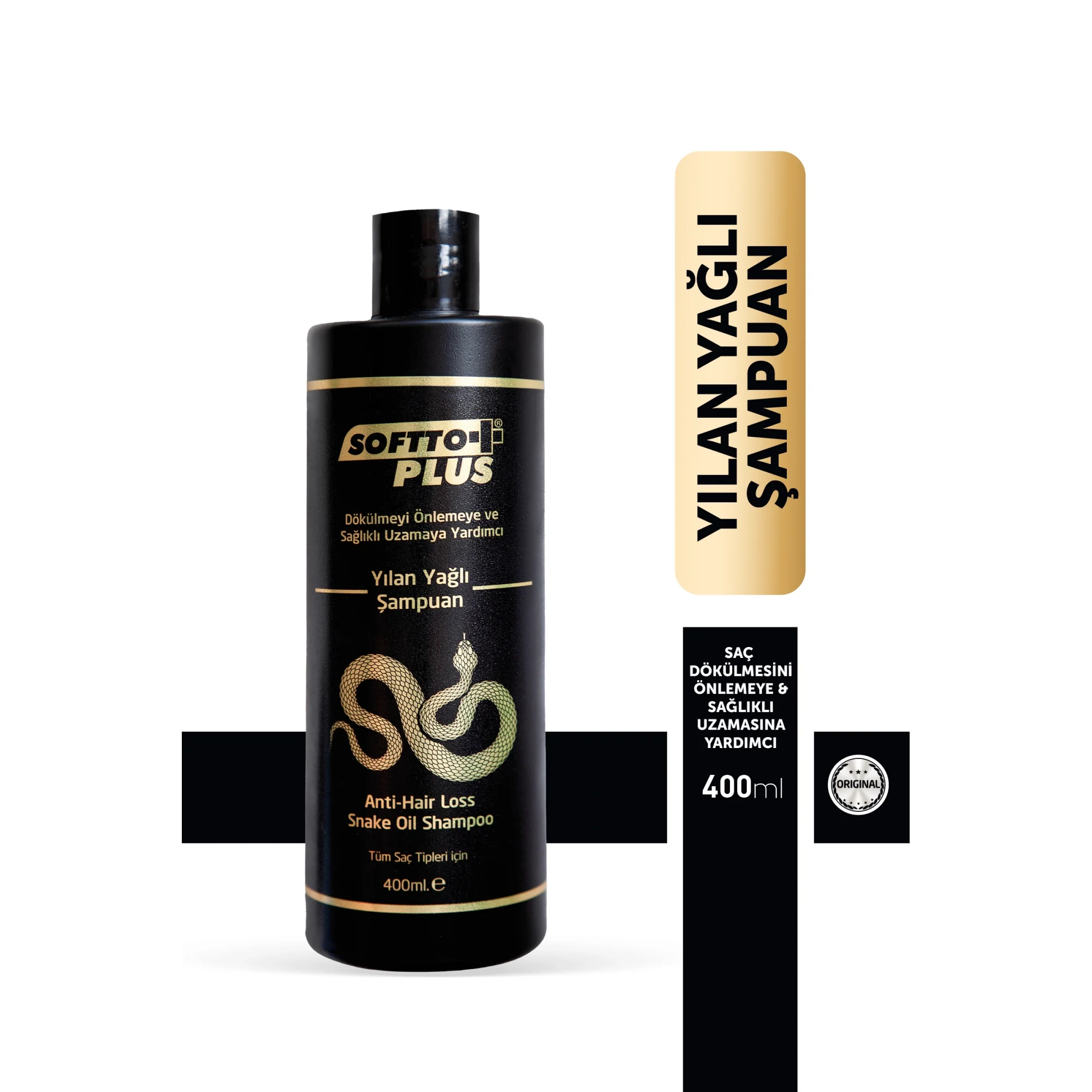 Softto Plus Dökülme Önleyici Yılan Yağlı Şampuan 400 Ml