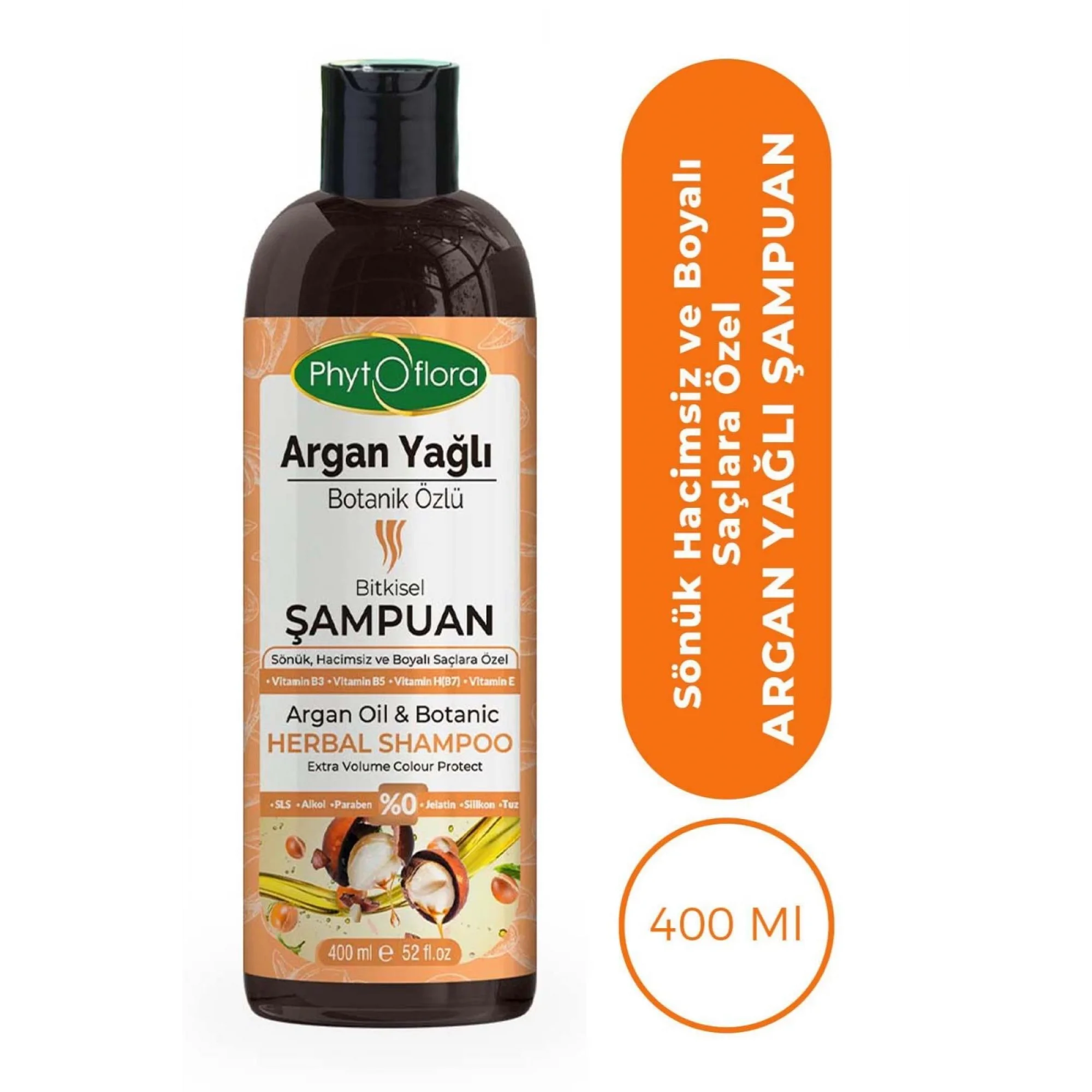 Argan Yağlı Botanik Özlü Bitkisel Şampuan